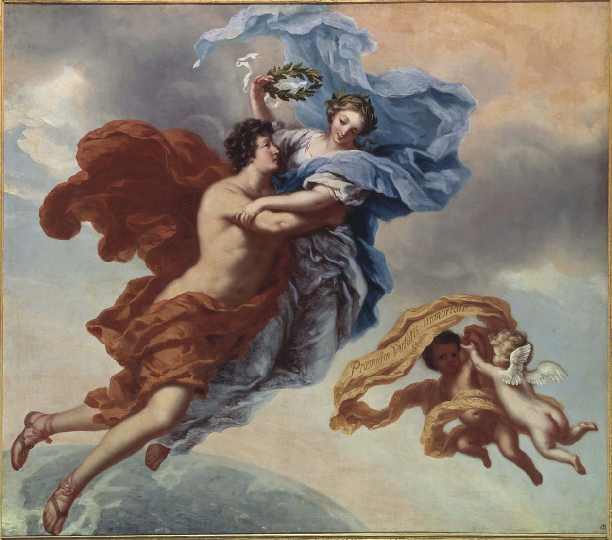 Odměna ctnosti, 1680 od David Klöcker Ehrenstrahl