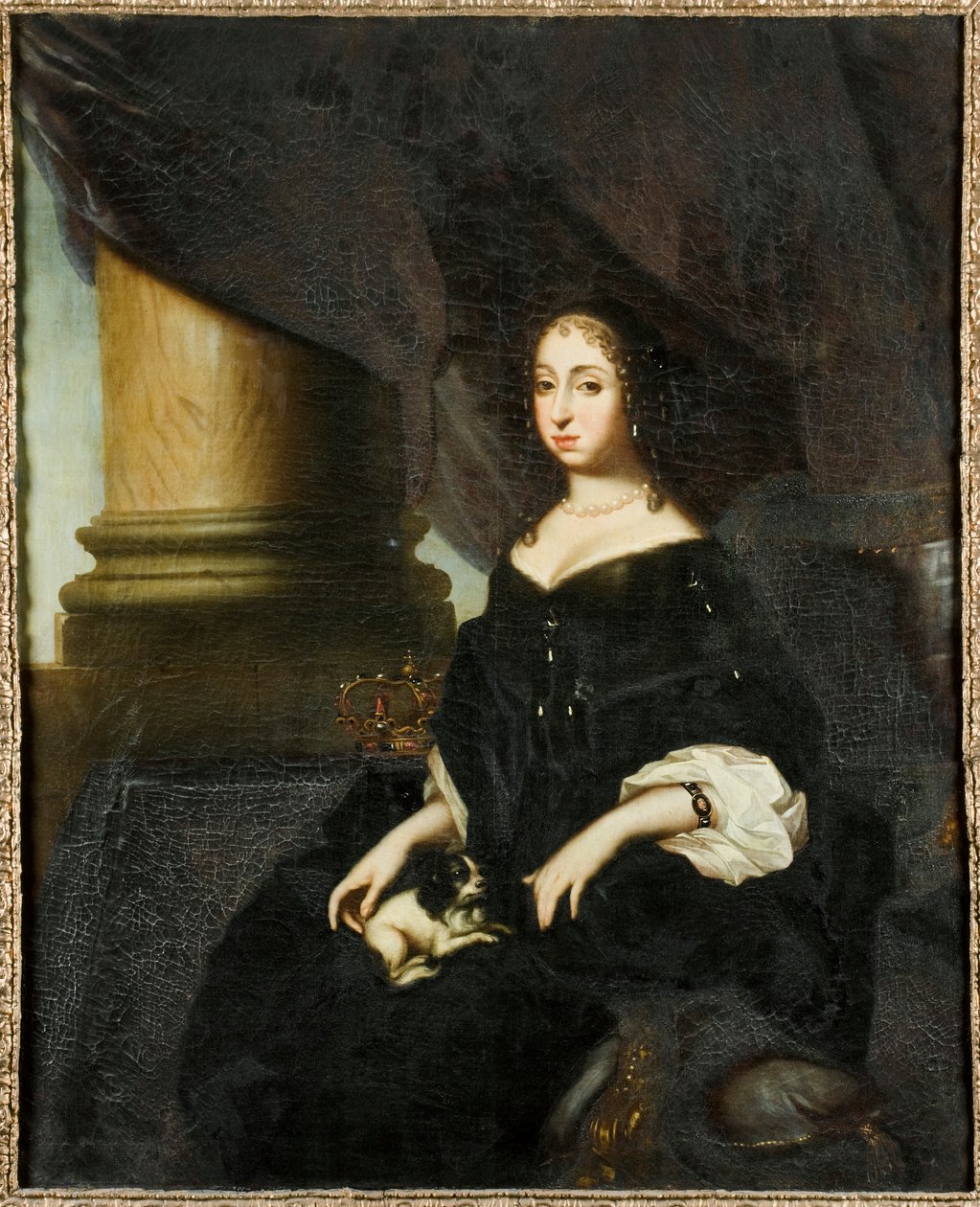 Portrét Hedvigy Eleonory z Holštýnska-Gottorpu 1636-1715, švédské královny, c. 1670. od David Klöcker Ehrenstrahl