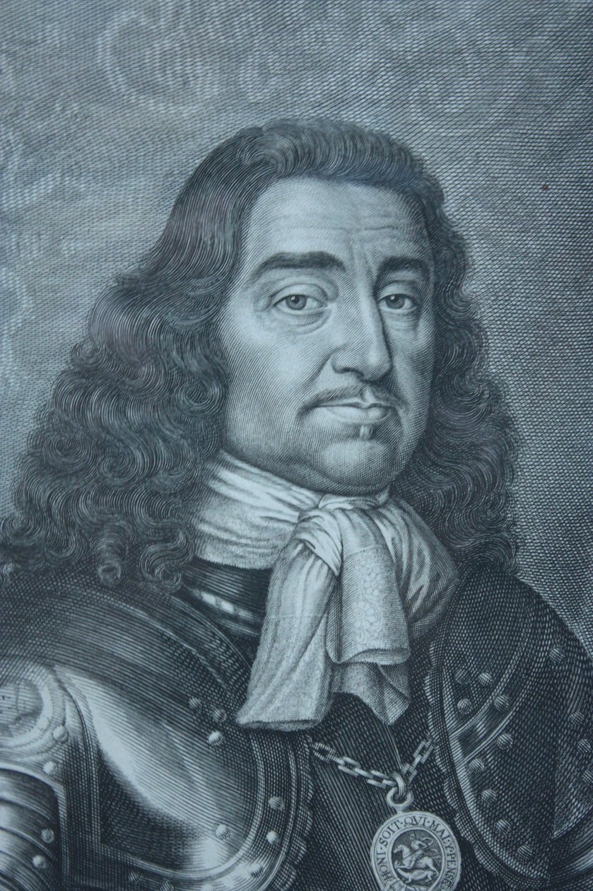 Generál Monck na rytině Davida Loggana, 1661, National Portrait Gallery, Londýn od David Loggan