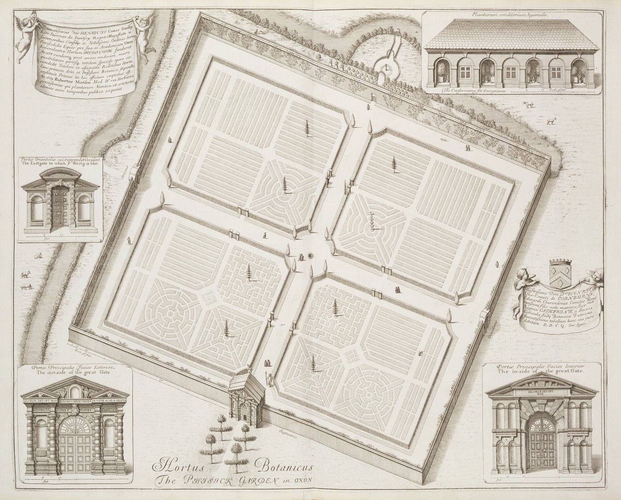 Hortus Botanicus, The Physick Garden, Oxon, z 