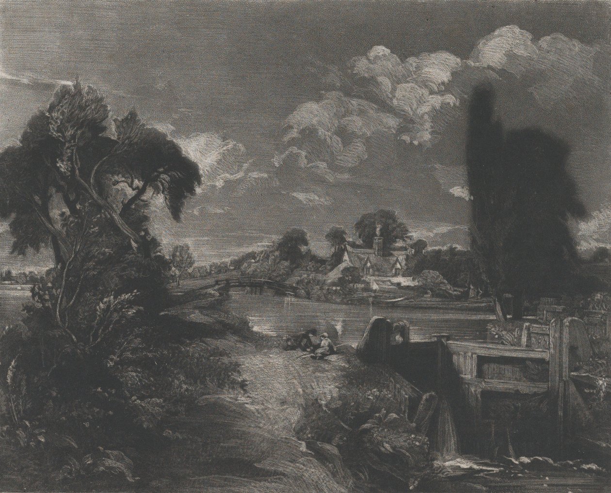 Zámek na Stour, 1830. od David Lucas
