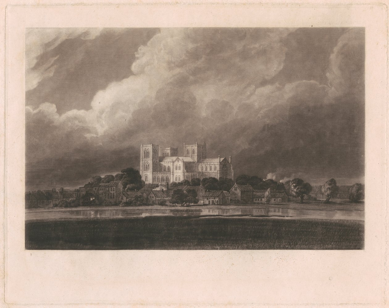Charles Robert Leslie "Memoirs of the Life of John Constable": Yorkminster od David Lucas