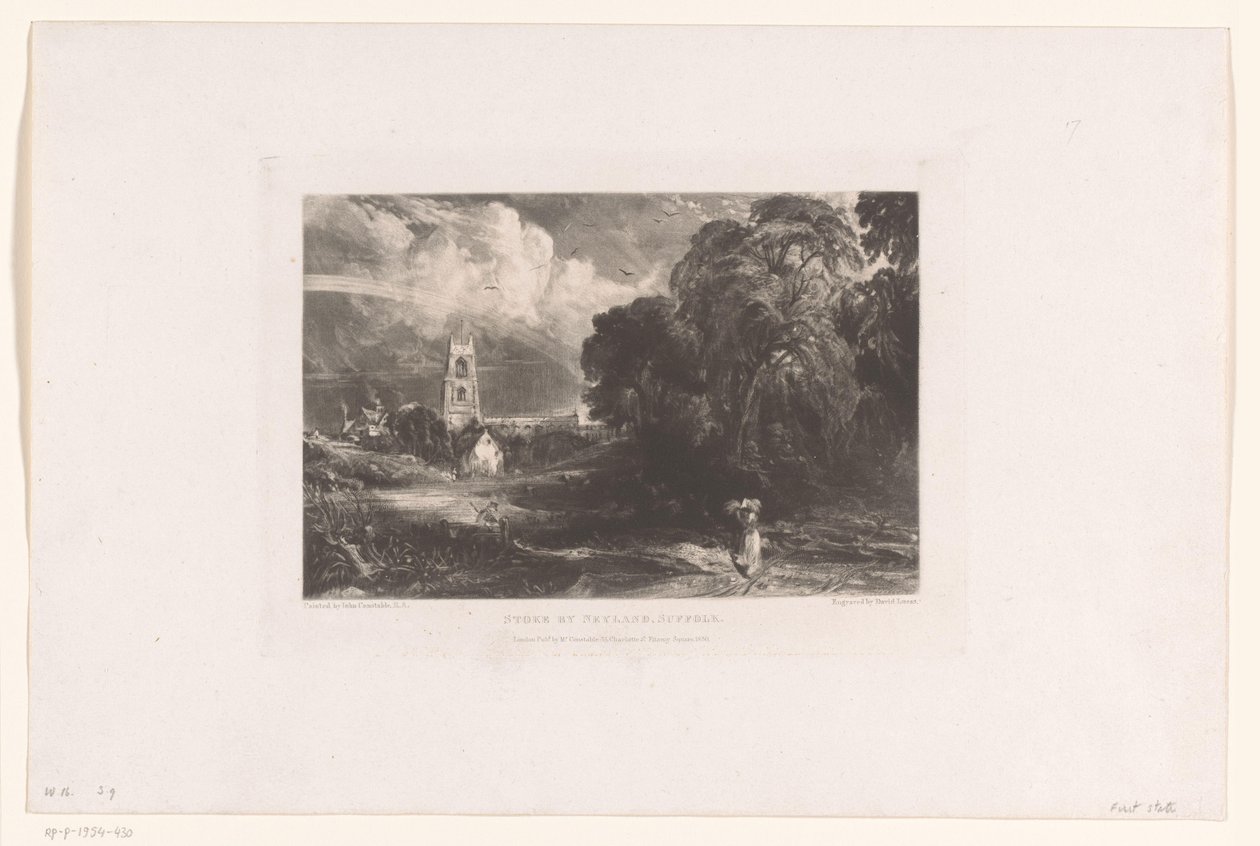 Pohled na Stoke-by-Nayland Stoke by Nayland, Suffolk (název na objektu) od David Lucas