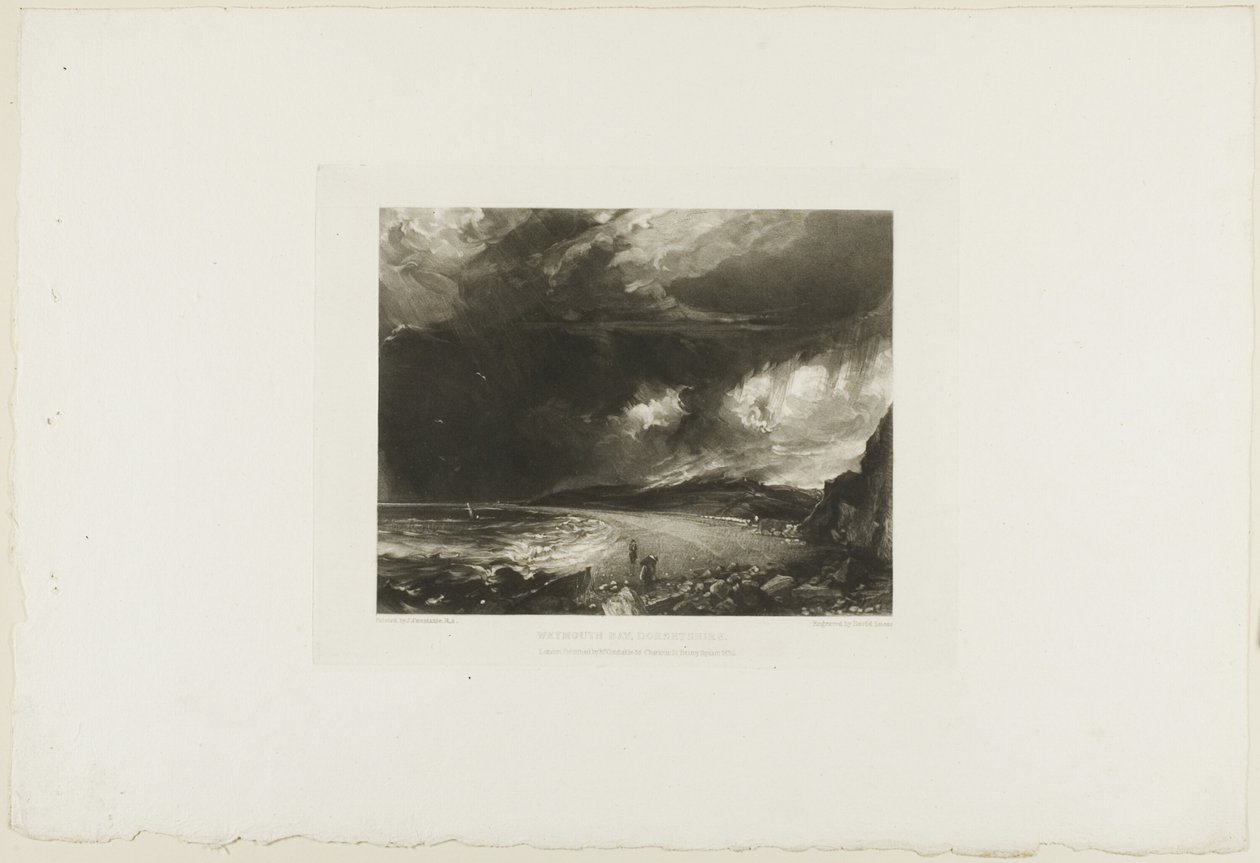 Weymouth Bay, Dorsetshire od David Lucas