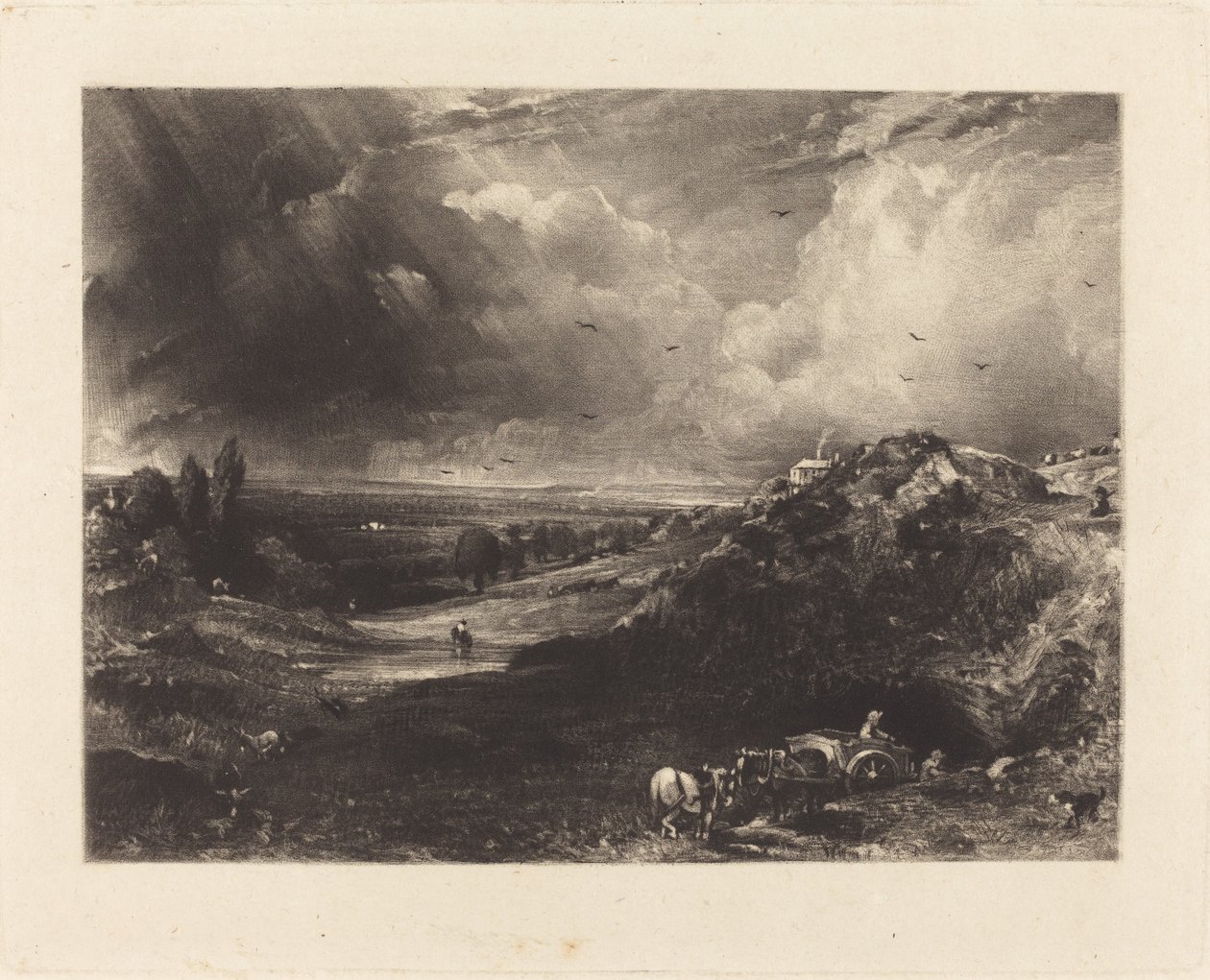 Heath od David Lucas after John Constable