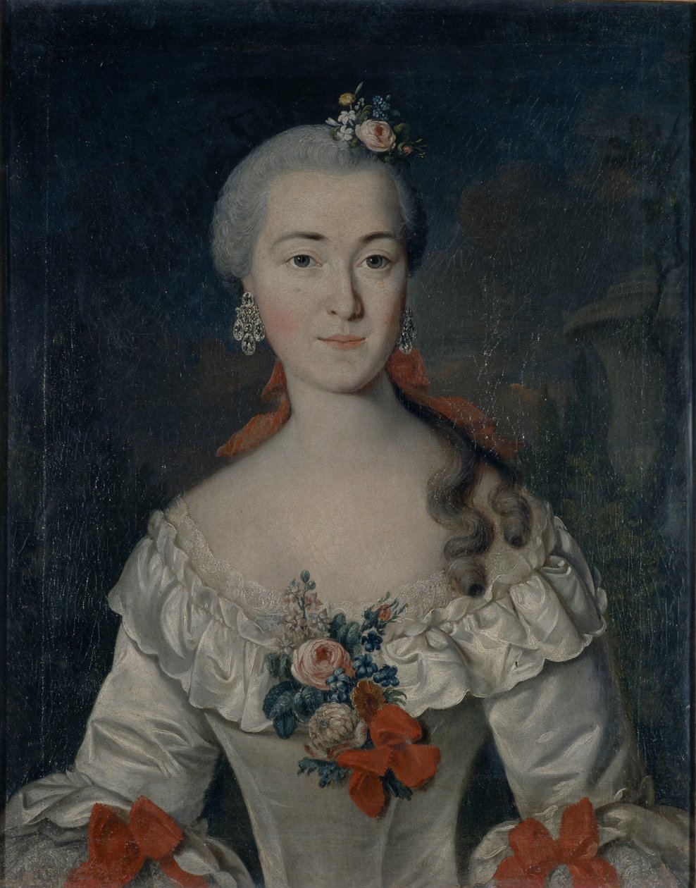 Portrét Marie Ivanovna Tatishcheva, 1759 od David Lueders