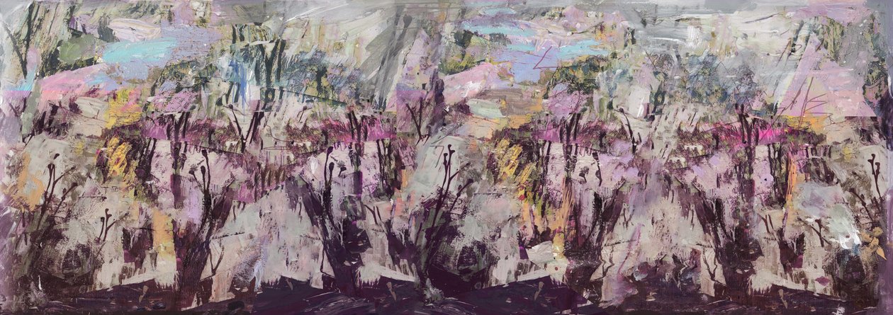„Už se to zlomí“, 2017, Mixed Media on Wood Panel od David McConochie