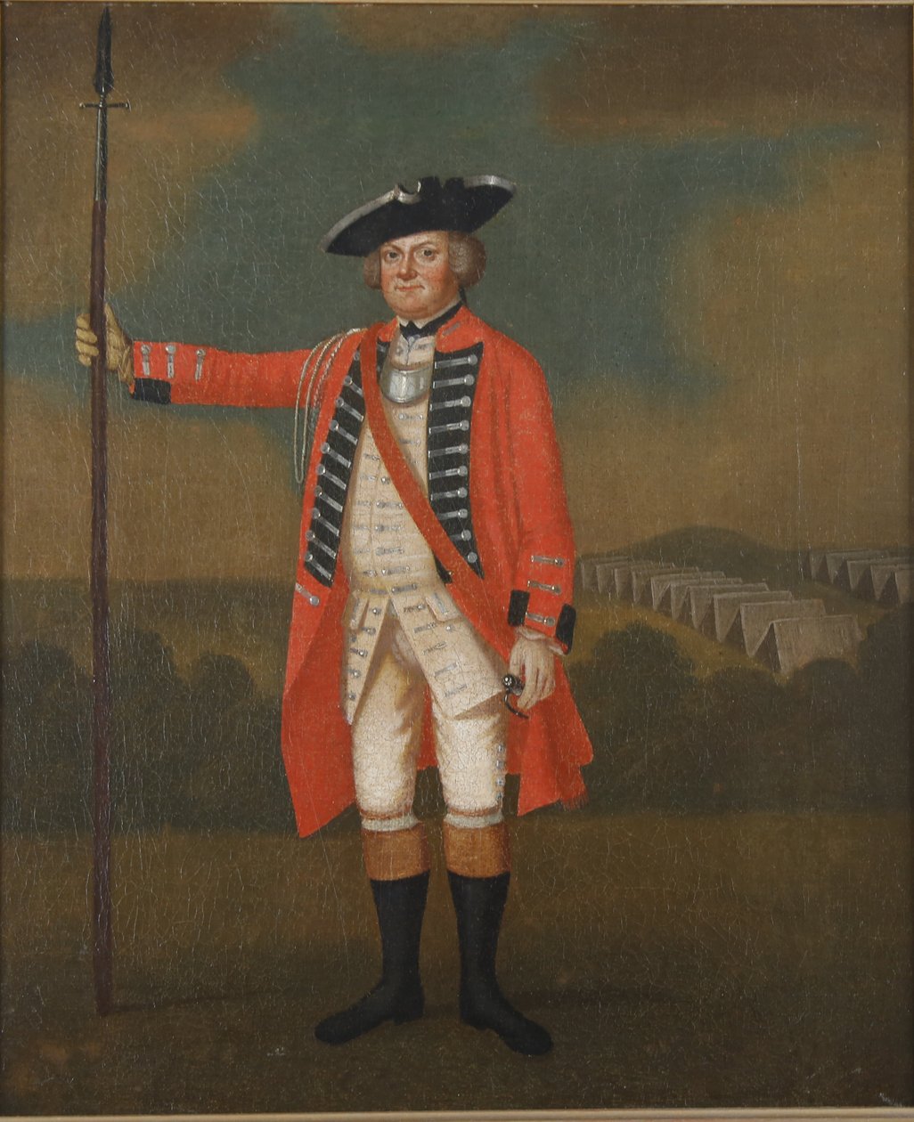 Portrét britského důstojníka pěchoty, c.1740-50 od David Morier