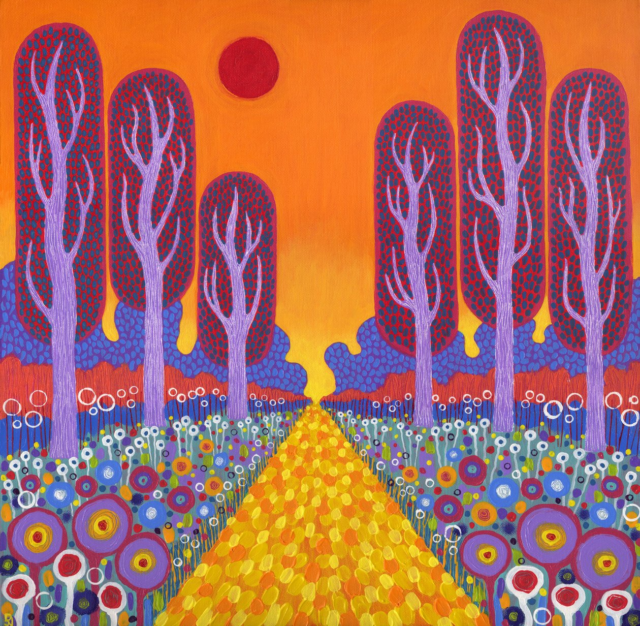 Cesta do Fauvesville, 2013 od David Newton