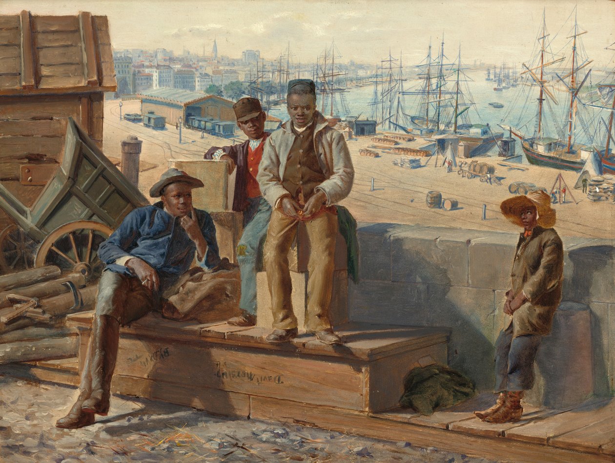 Negro Boys na Quayside od David Norslup