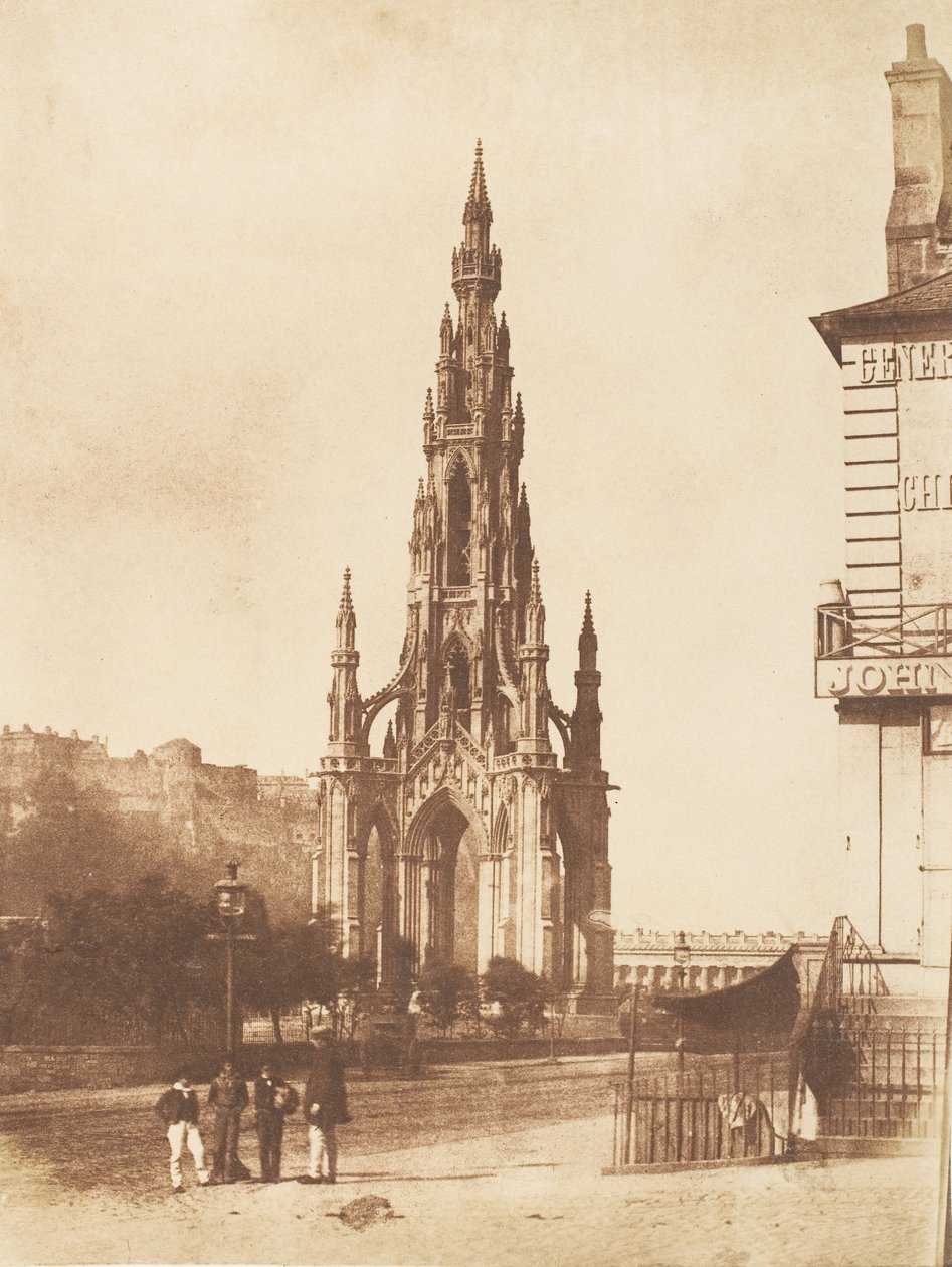 Edinburgh. Scottův památník, 1843-47. Tvůrci: David Octavius Hill, Robert Adamson, Hill & Adamson. od Hill and Adamson