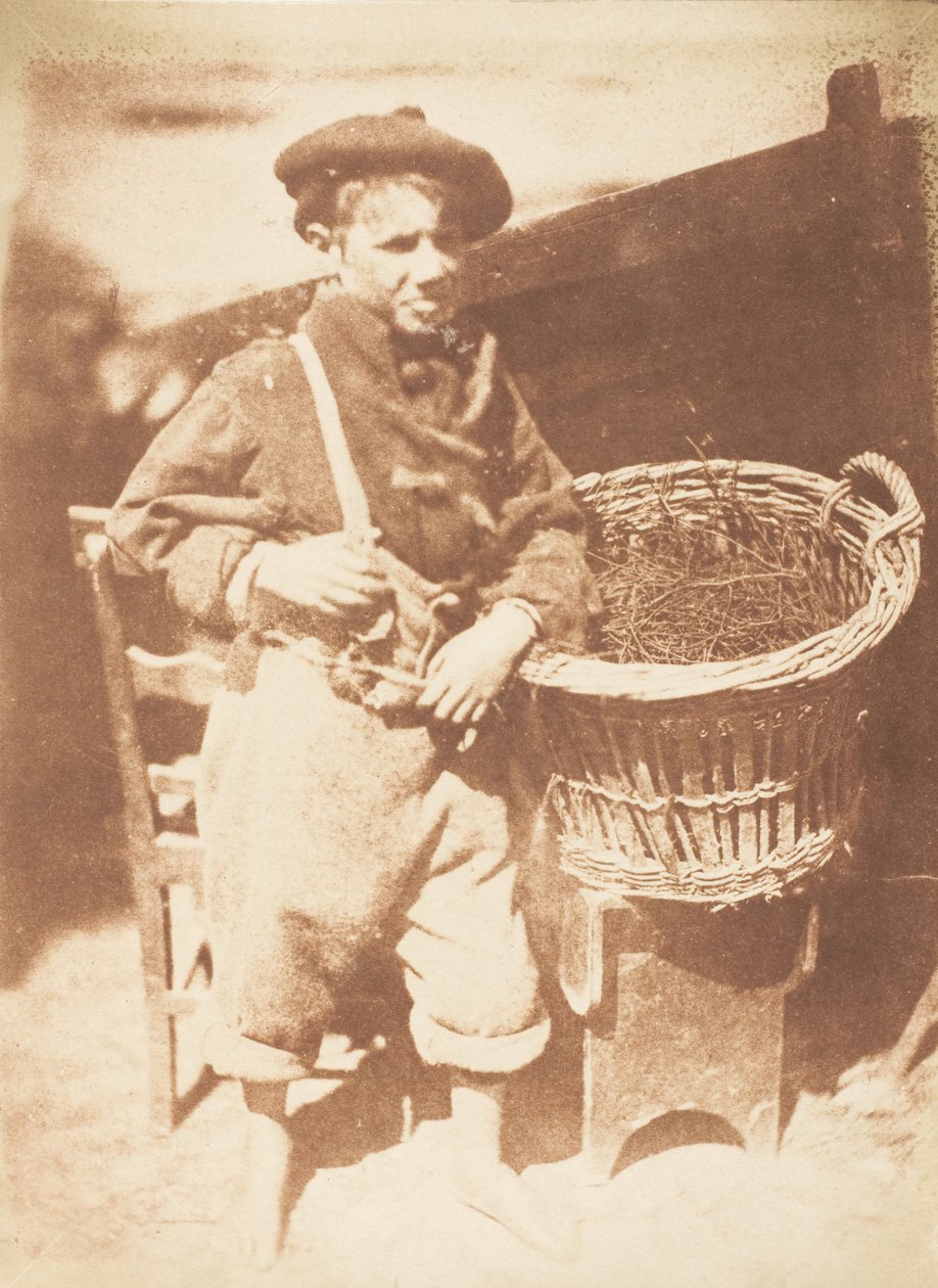 Newhaven Boy, 1843-47. Tvůrci: David Octavius Hill, Robert Adamson, Hill & Adamson. od Hill and Adamson