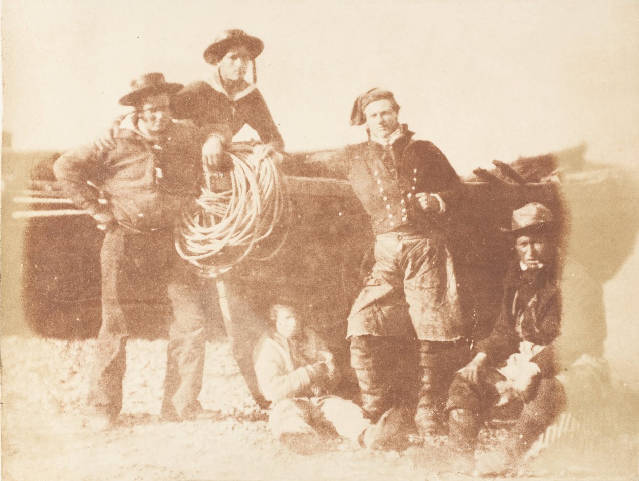 Newhaven Group, 1843-47. Tvůrci: David Octavius Hill, Robert Adamson, Hill & Adamson. od Hill and Adamson