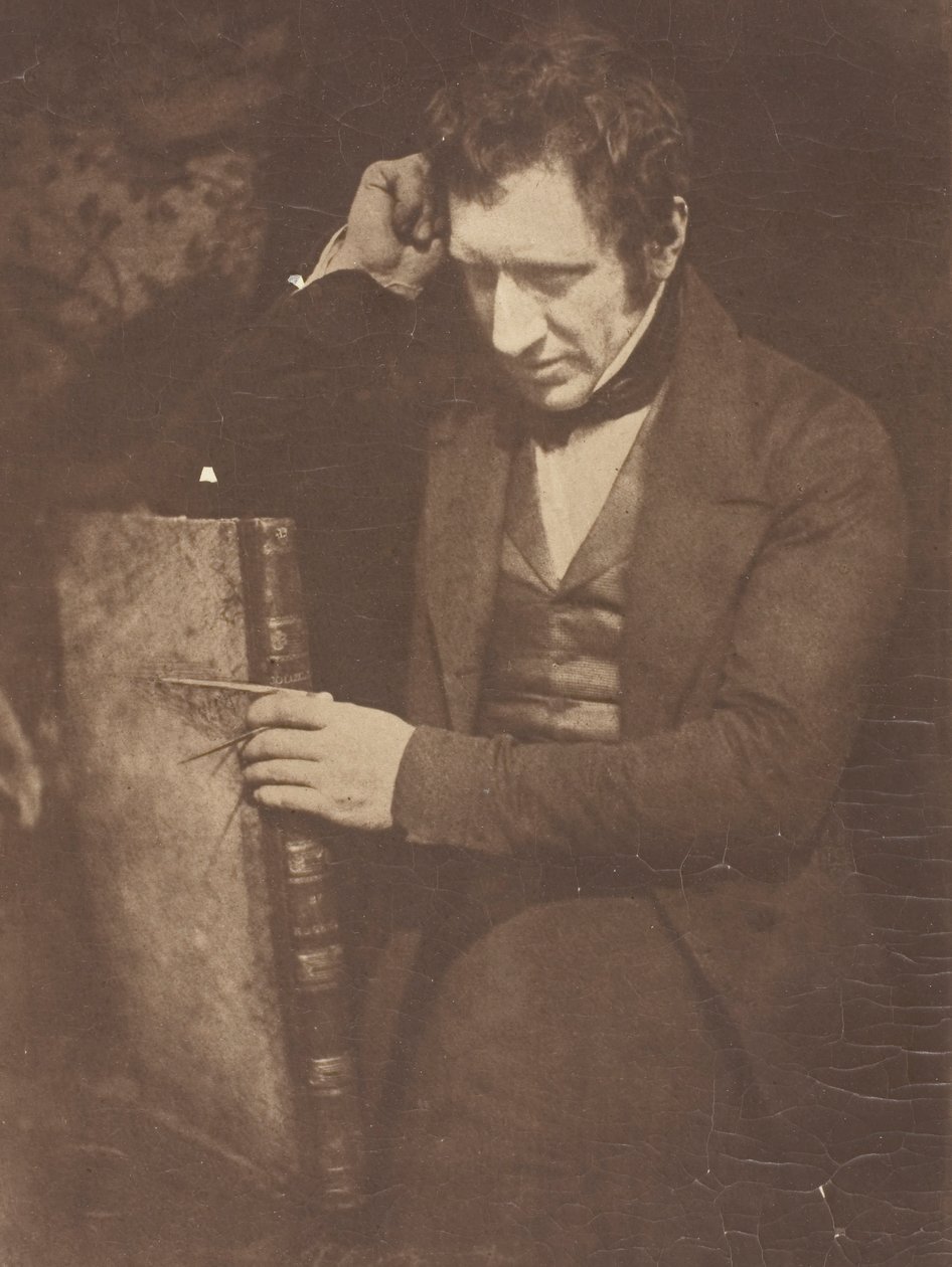 Portrét Jamese Nasmytha, c. 1844, tištěno 18901900. Tvůrci: David Octavius Hill, Robert Adamson, Hill & Adamson. od Hill and Adamson