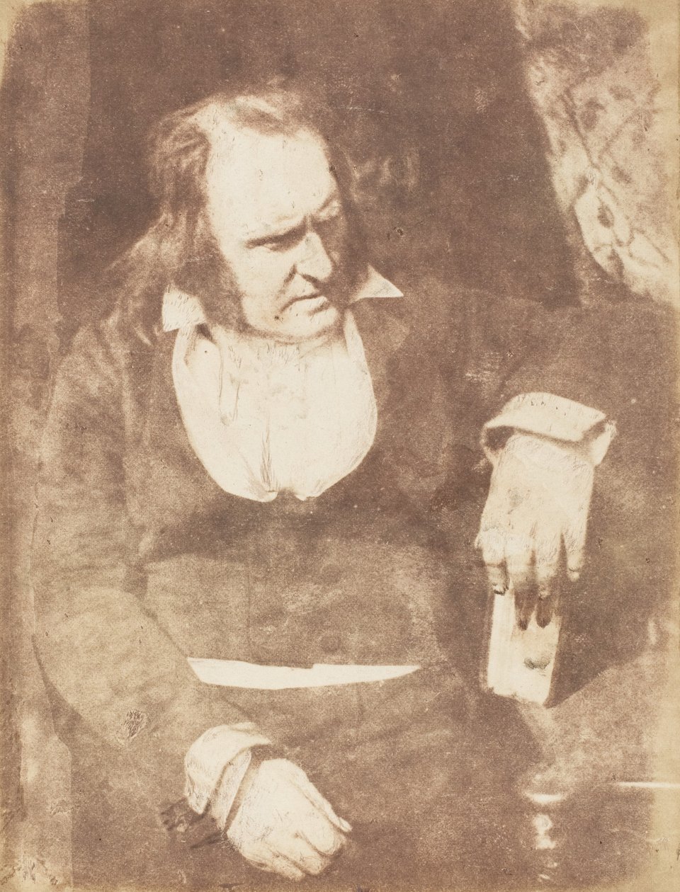 Prof. John Wilson, 1843-47. Tvůrci: David Octavius Hill, Robert Adamson, Hill & Adamson. od Hill and Adamson