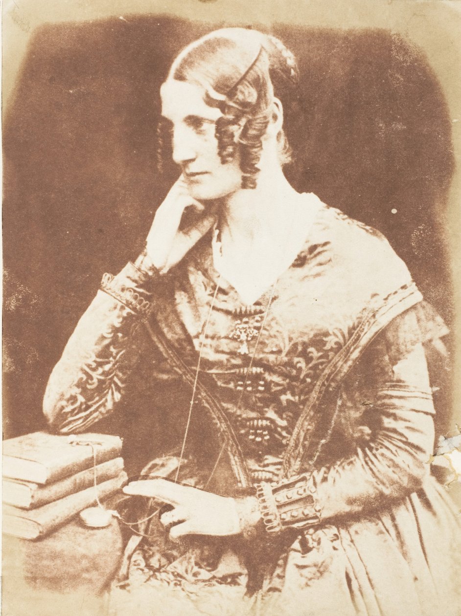 Neznámá žena, 1843-47. Tvůrci: David Octavius Hill, Robert Adamson, Hill & Adamson. od Hill and Adamson