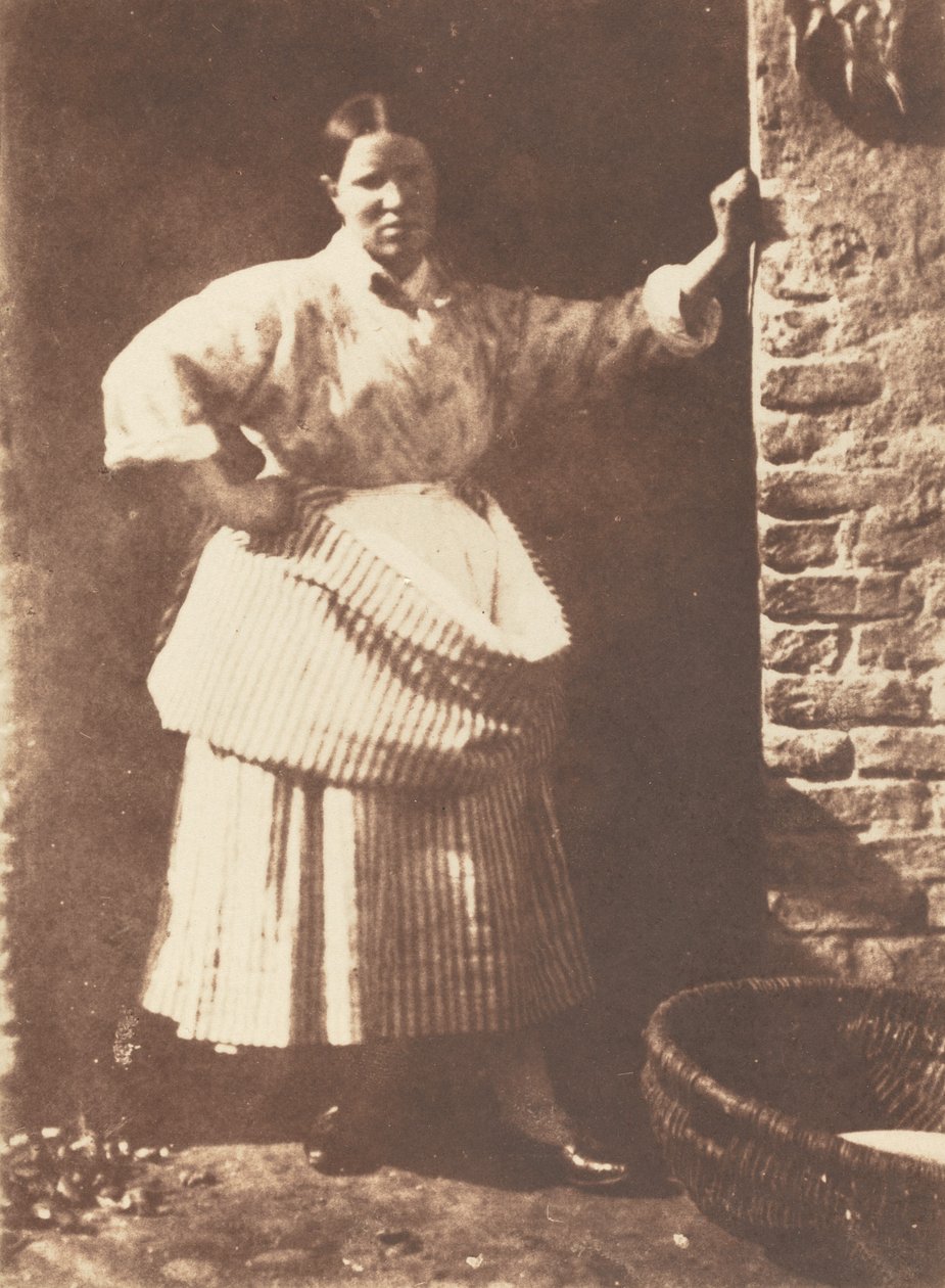 A Newhaven Fisherwoman, 1844. Tvůrci: David Octavius Hill, Robert Adamson. od David Octavius Hill, Robert Adamson