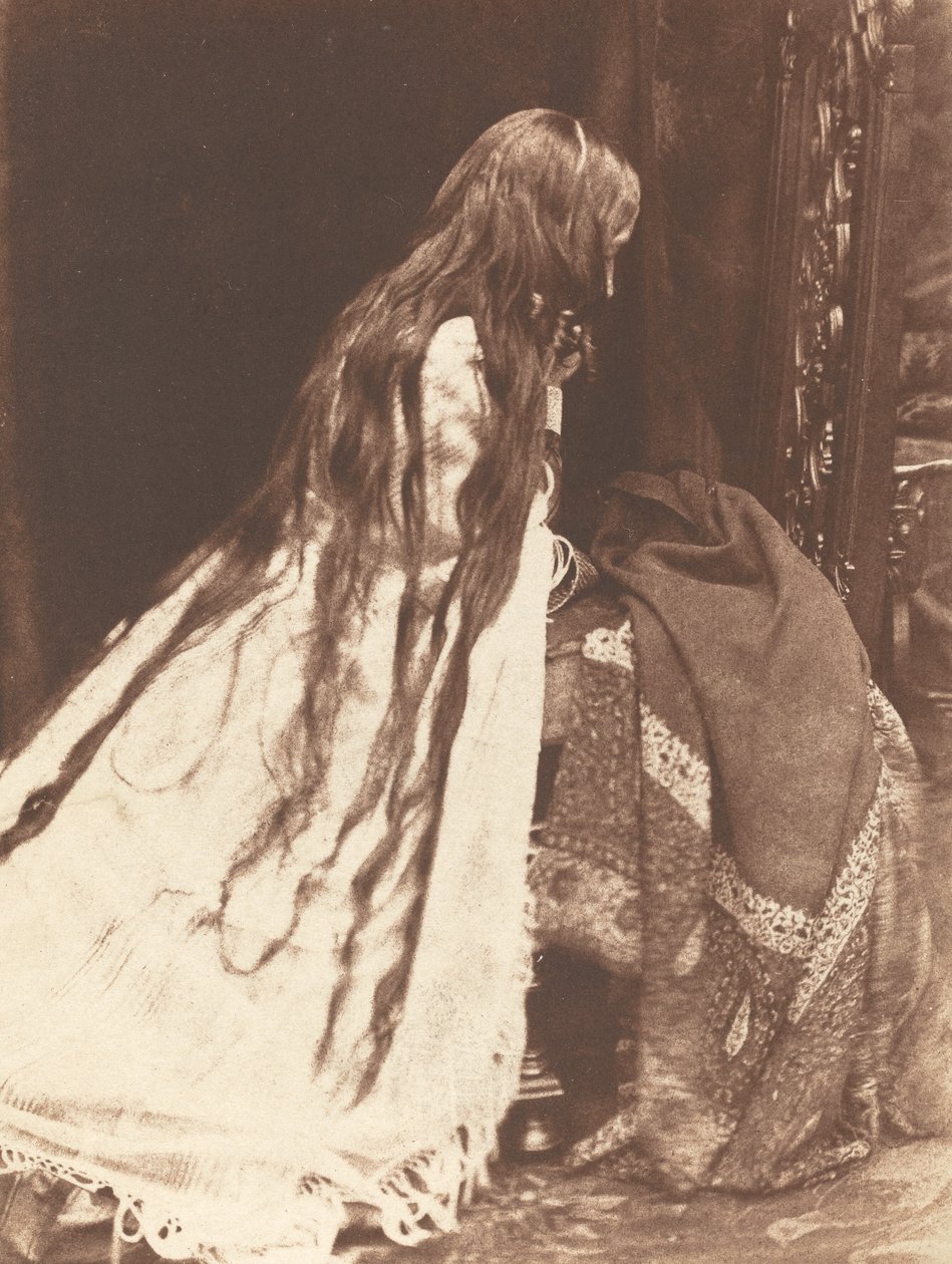 Modlitba, 1843-1847. Tvůrci: David Octavius Hill, Robert Adamson. od David Octavius Hill, Robert Adamson