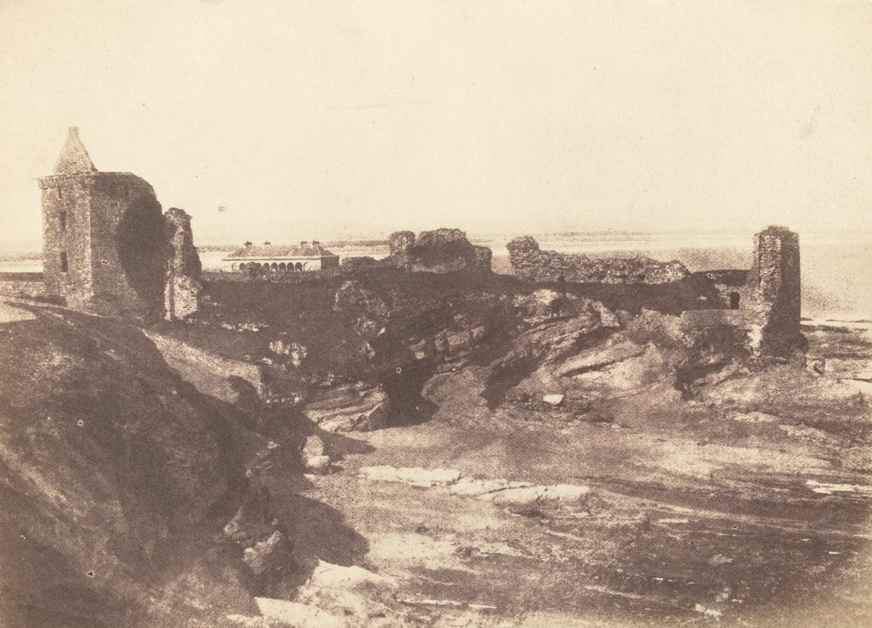 Hrad, St Andrews, 1843-1847. Tvůrci: David Octavius Hill, Robert Adamson. od David Octavius Hill, Robert Adamson