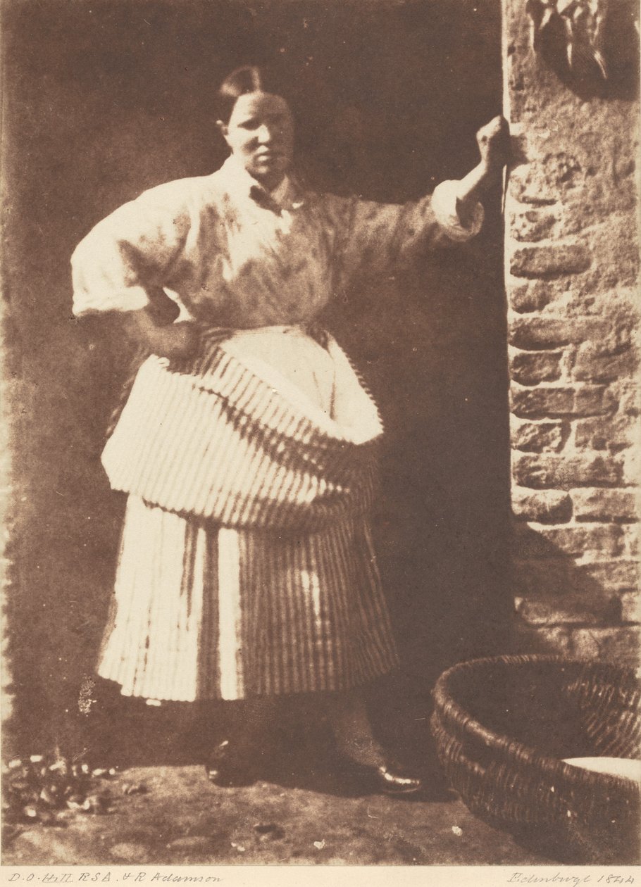 Rybářka z Newhavenu, 1844 (foto) od David Octavius Hill