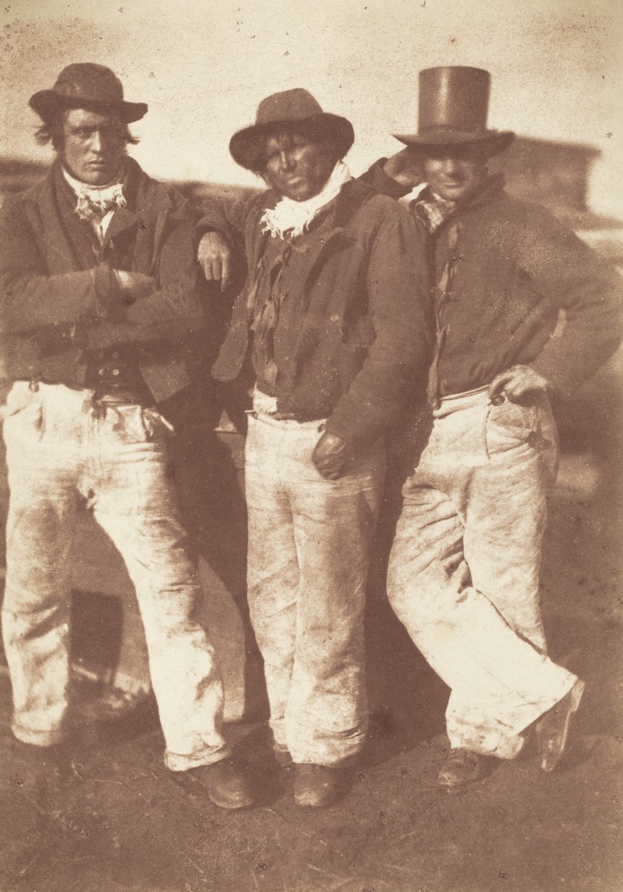 Alexander Rutherford, William Ramsay a John Linton, 1843-1847 (foto) od David Octavius Hill