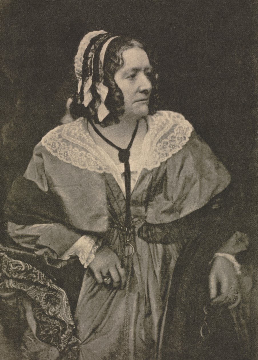 Kamera: paní Anna Brownell Jameson, 1912. od David Octavius Hill