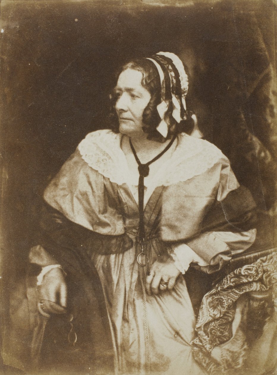 Paní Anna Brownell Jameson, 1844 od David Octavius Hill