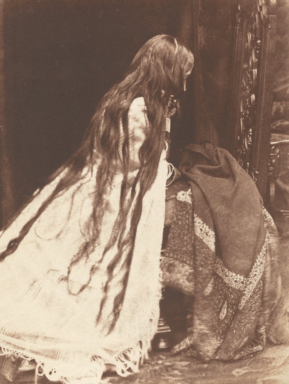 Modlitba,1843-1847 (foto) od David Octavius Hill