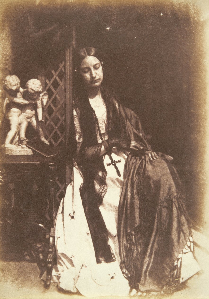 Slečna Elizabeth Rigby (1809-93), později Lady Eastlake, kolem roku 1844 od David Octavius Hill and Robert Adamson