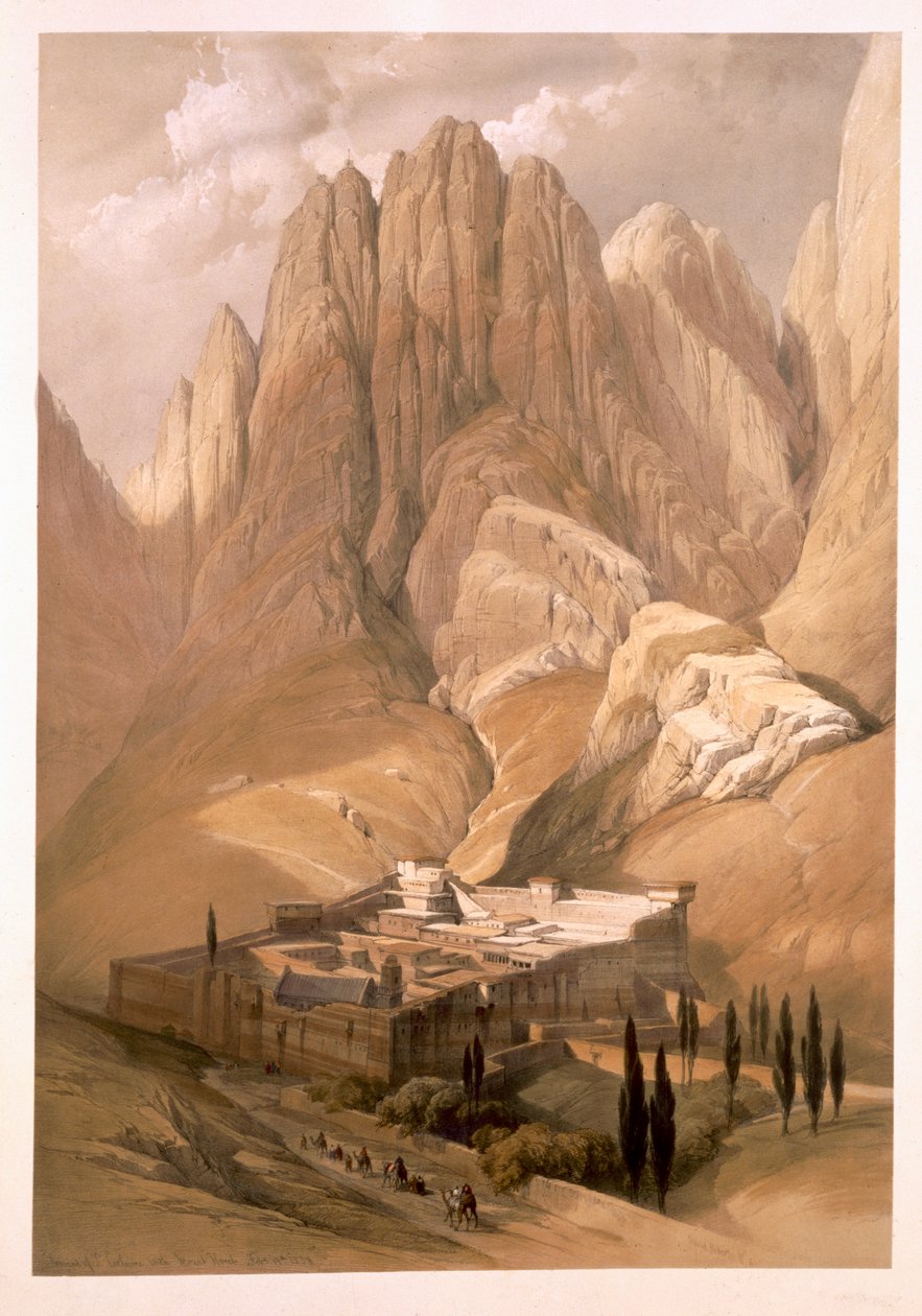 Klášter sv. Kateřiny s horou Horeb, 19. února 1839, deska 118 ze svazku III 