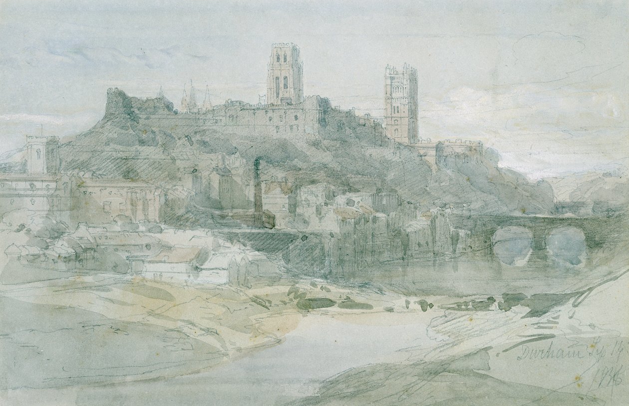 Durham, 1836 od David Roberts