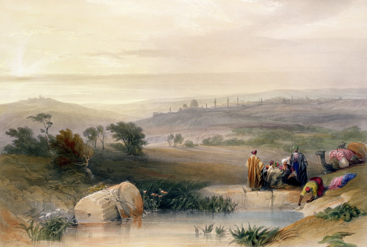 Jeruzalém, duben 1839, deska 22 ze svazku I 