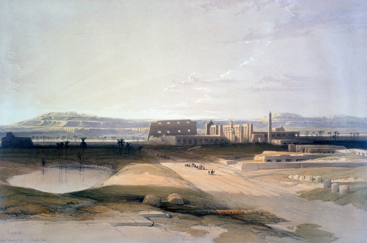 Karnac, 19. století od David Roberts