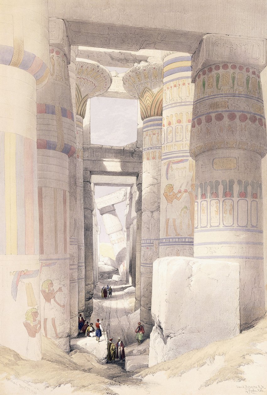 Karnac, 27. listopadu 1838, 1842-1849 od David Roberts