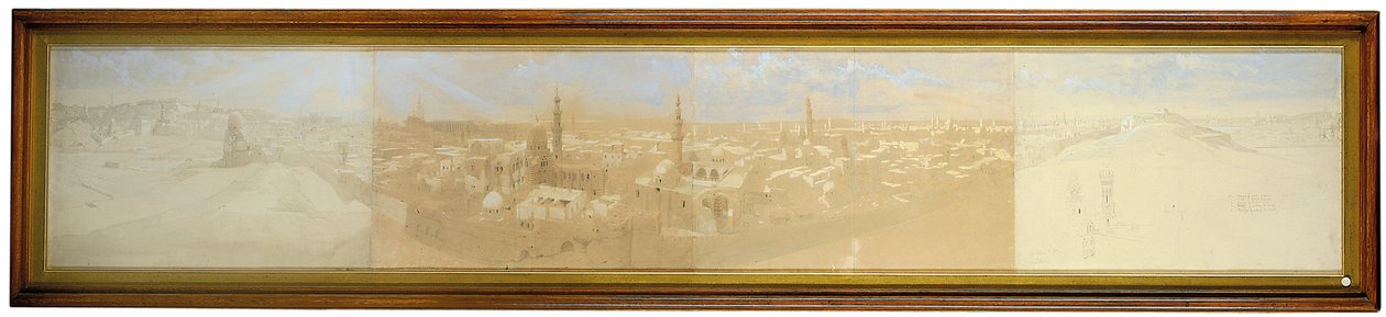 Panorama Káhiry od David Roberts