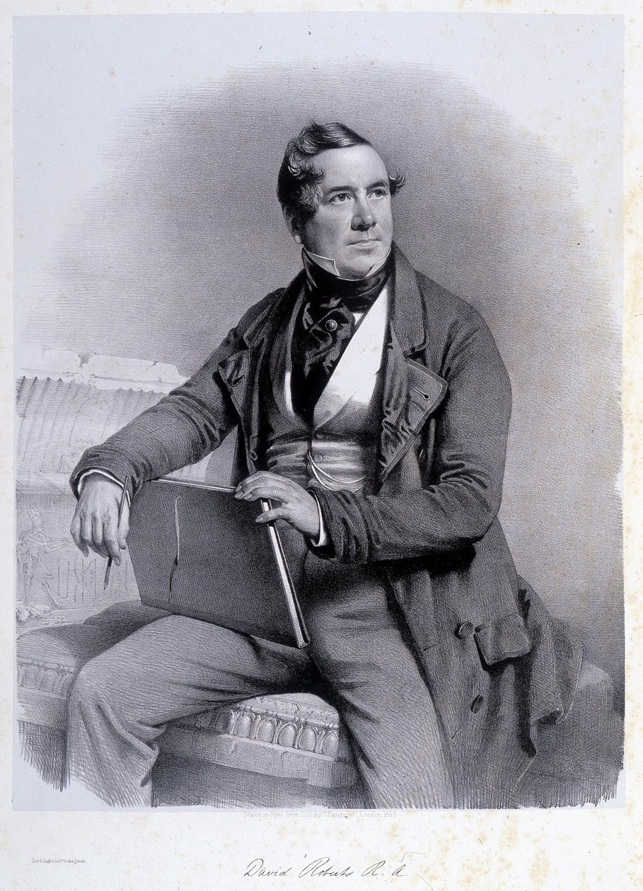 Portrét Davida Robertse ve Svaté zemi, Londýn 1849 od David Roberts