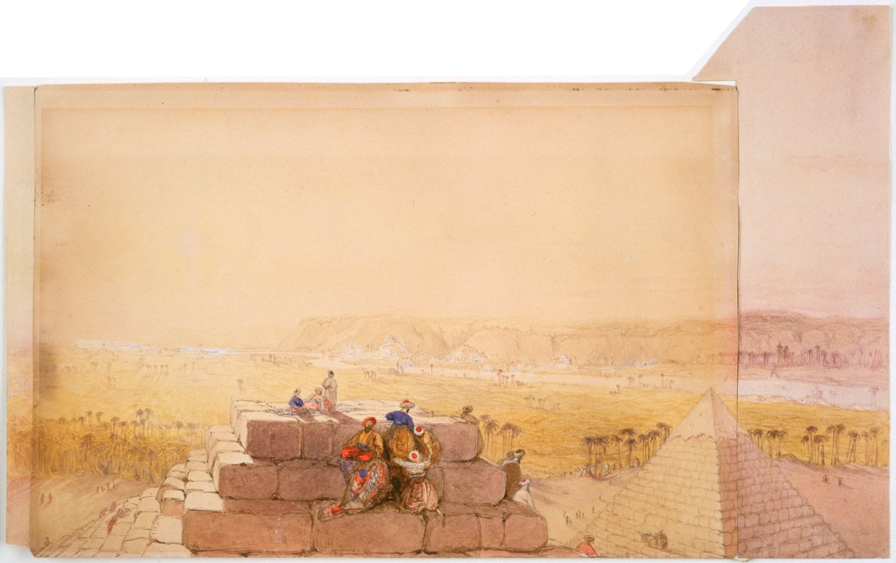 Pyramidy, 19. století od David Roberts