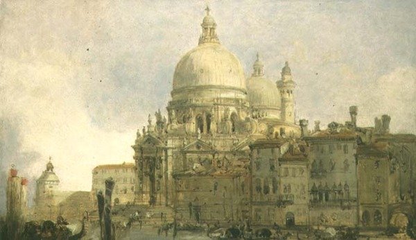 Santa Maria della Salute, Benátky od David Roberts