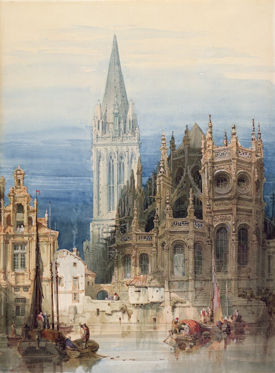 St. Pierre, Caen od David Roberts