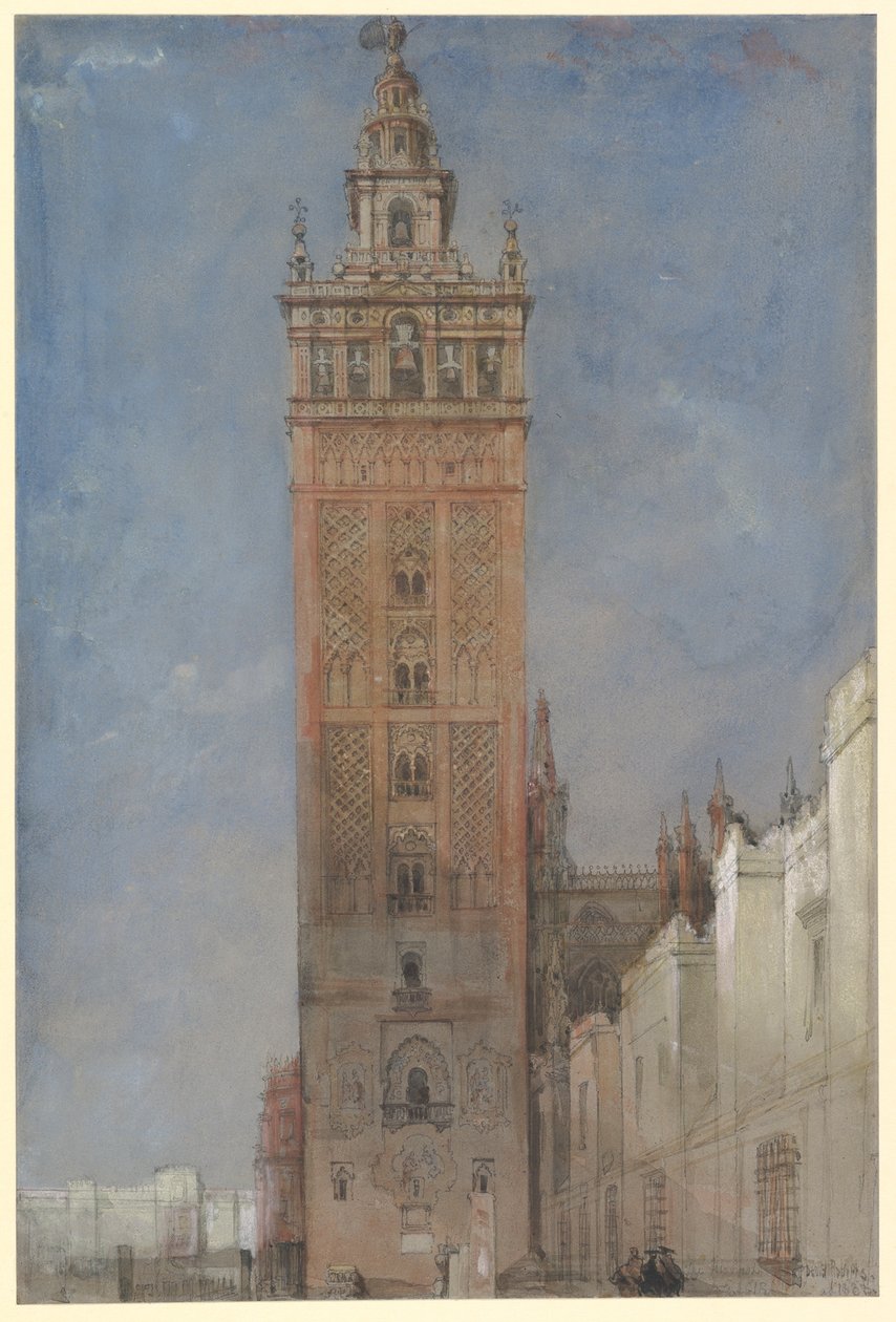 Giralda, Sevilla od David Roberts