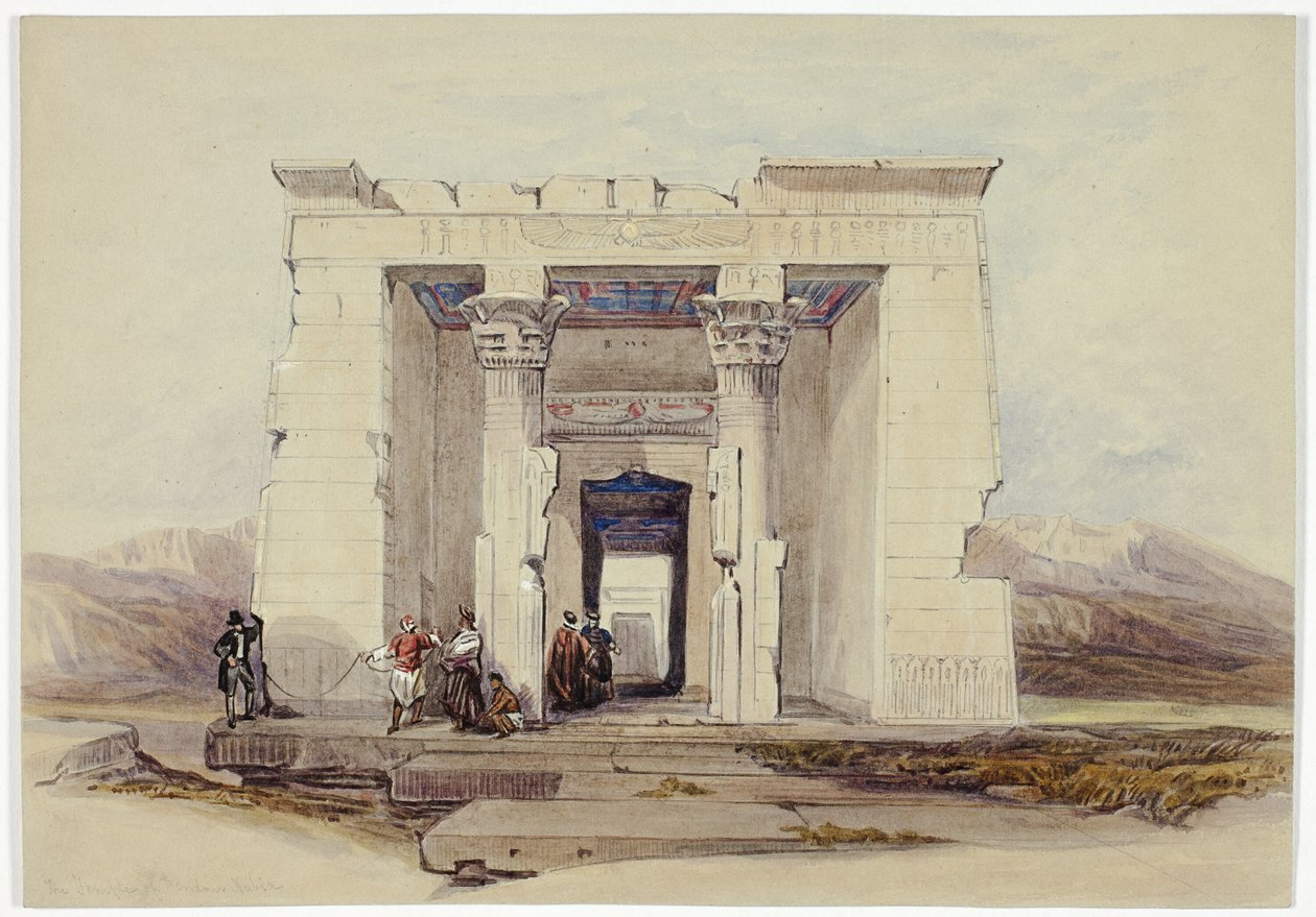 Chrám Dendur, Núbie (Dendorack, Horní Egypt) od David Roberts