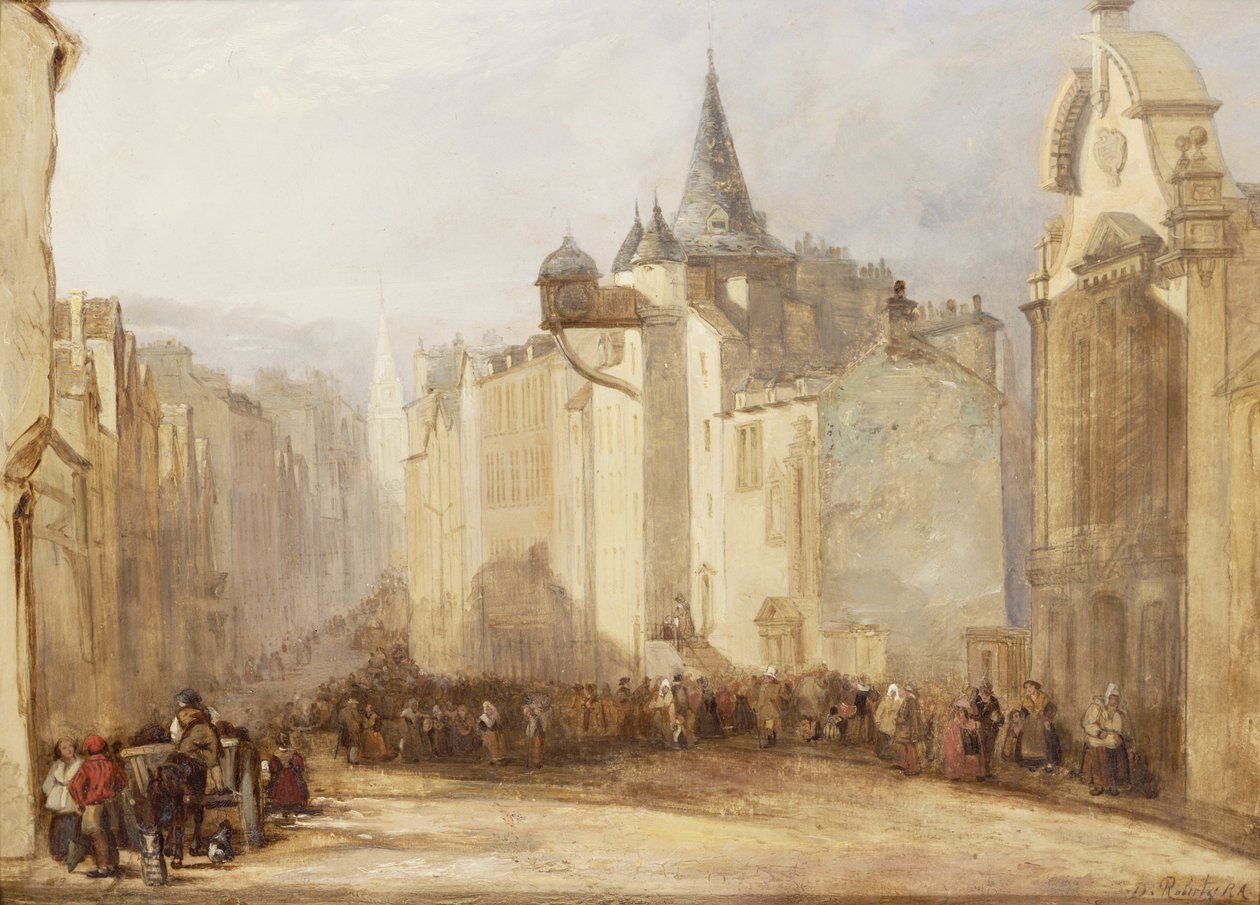 Mýtný dům, Edinburgh od David Roberts