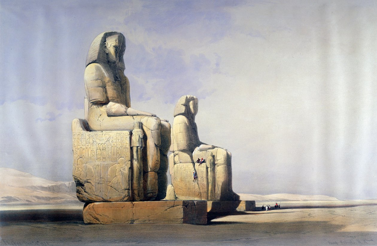 Théby, 4. prosince 1838, 19. století od David Roberts