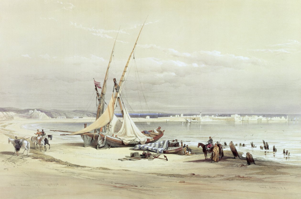 Tsur, starověký Tyre, 27. dubna 1839, deska 69 ze svazku II 
