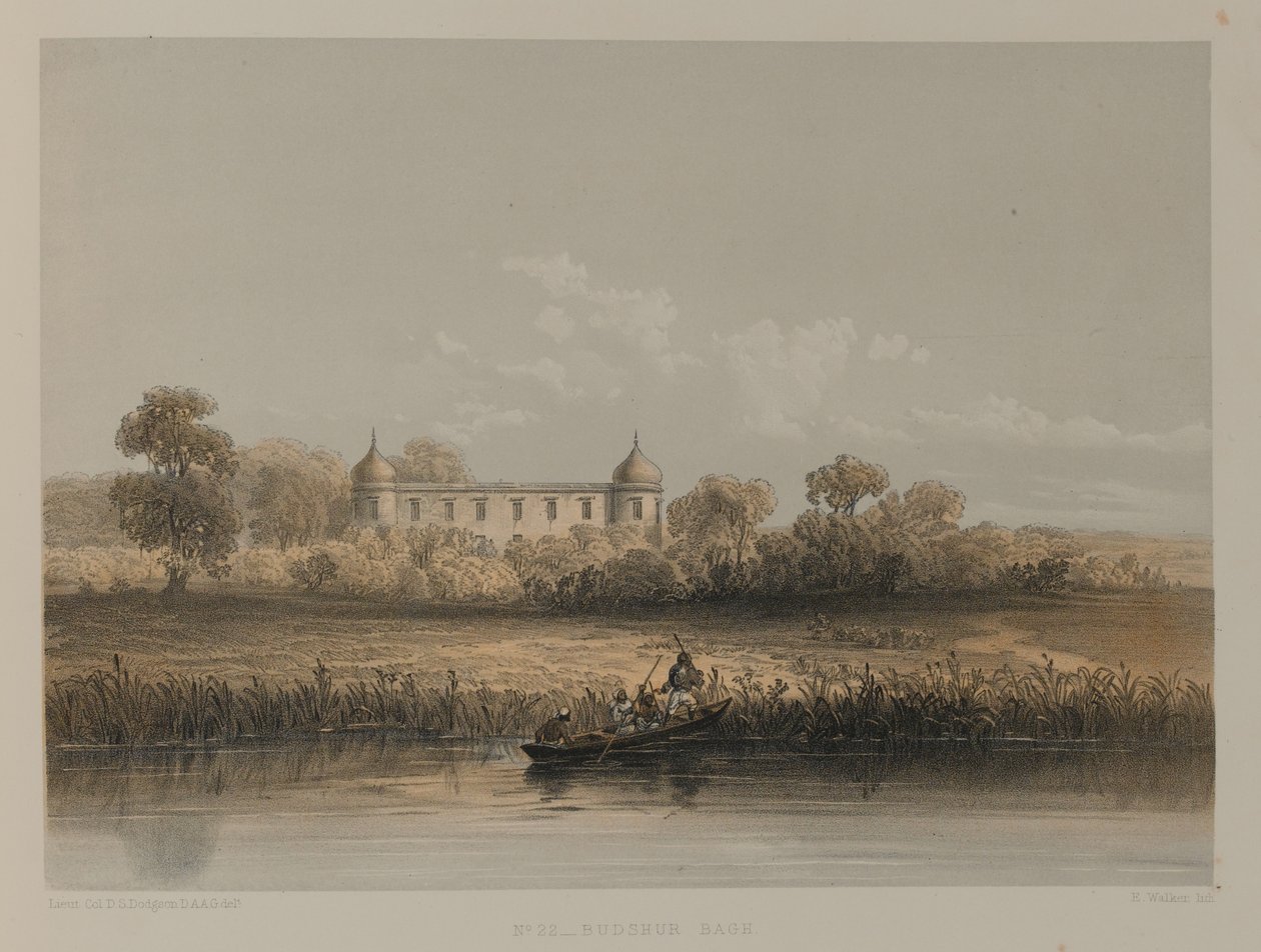Budshur Bagh, Lucknow od David Scott Lieutenant Colonel (after) Dodgson