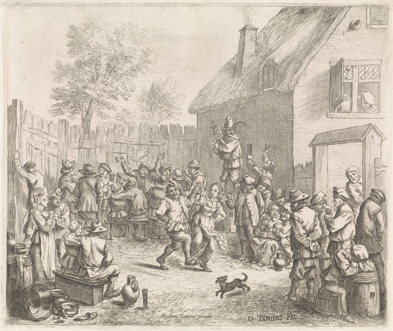 Farmářský jarmark od David Teniers (II)