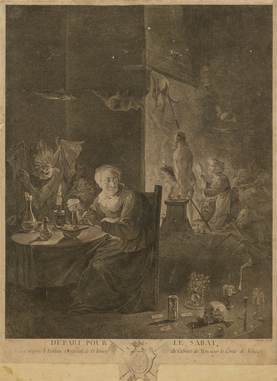 Odjezd do Sabatu od David Teniers