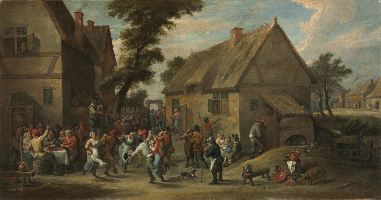 Vesnické slavnosti od David Teniers
