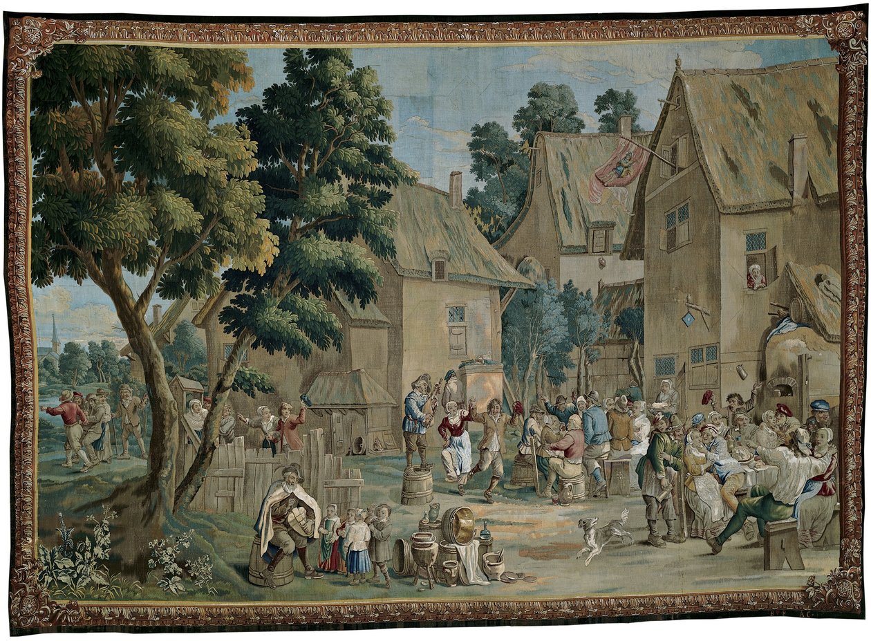 Vesnická slavnost (Svatojánský jarmark), ze série Teniers od David Teniers