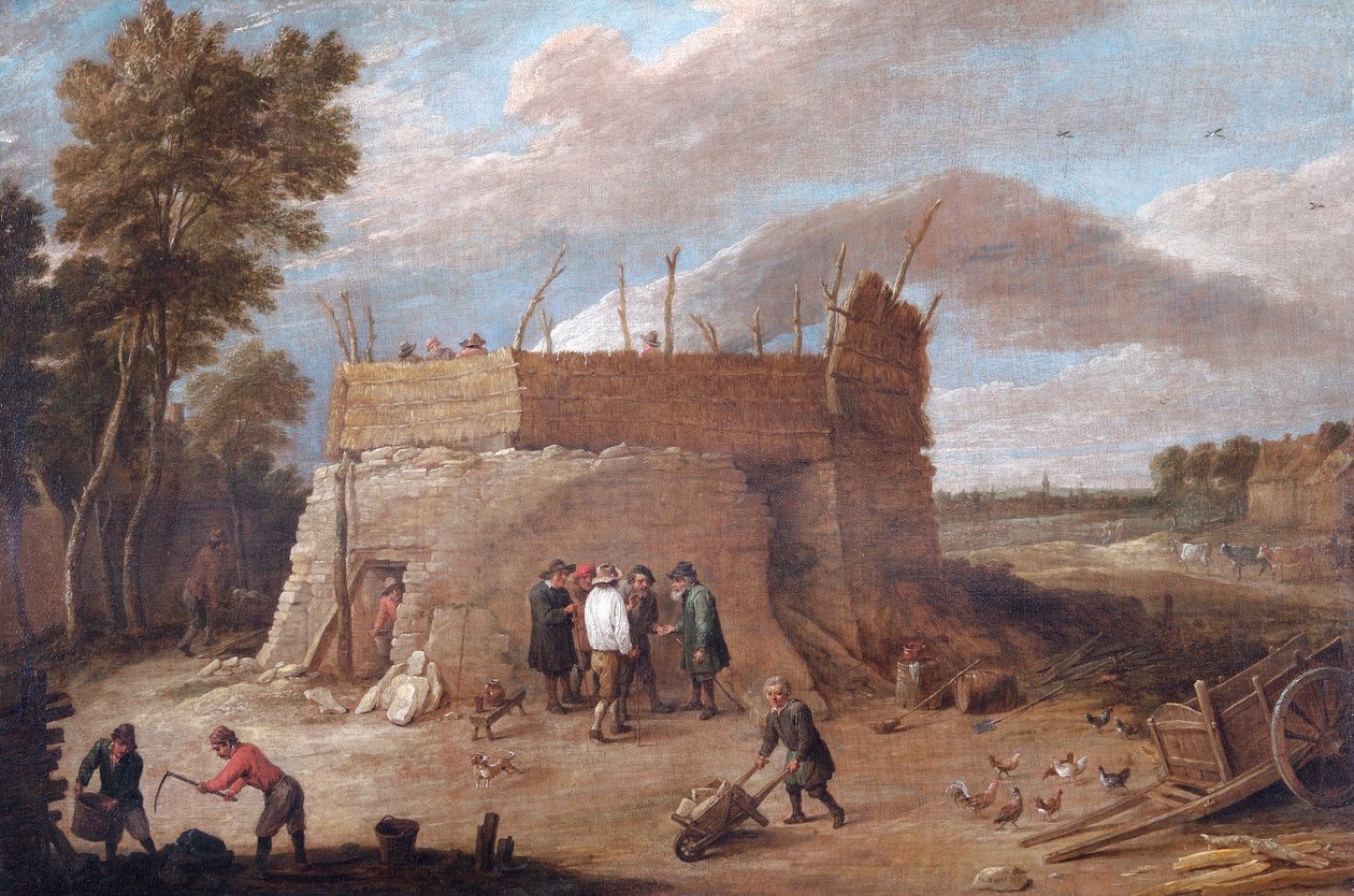 „Vápenka s figurkami“, 17. století od David Teniers II